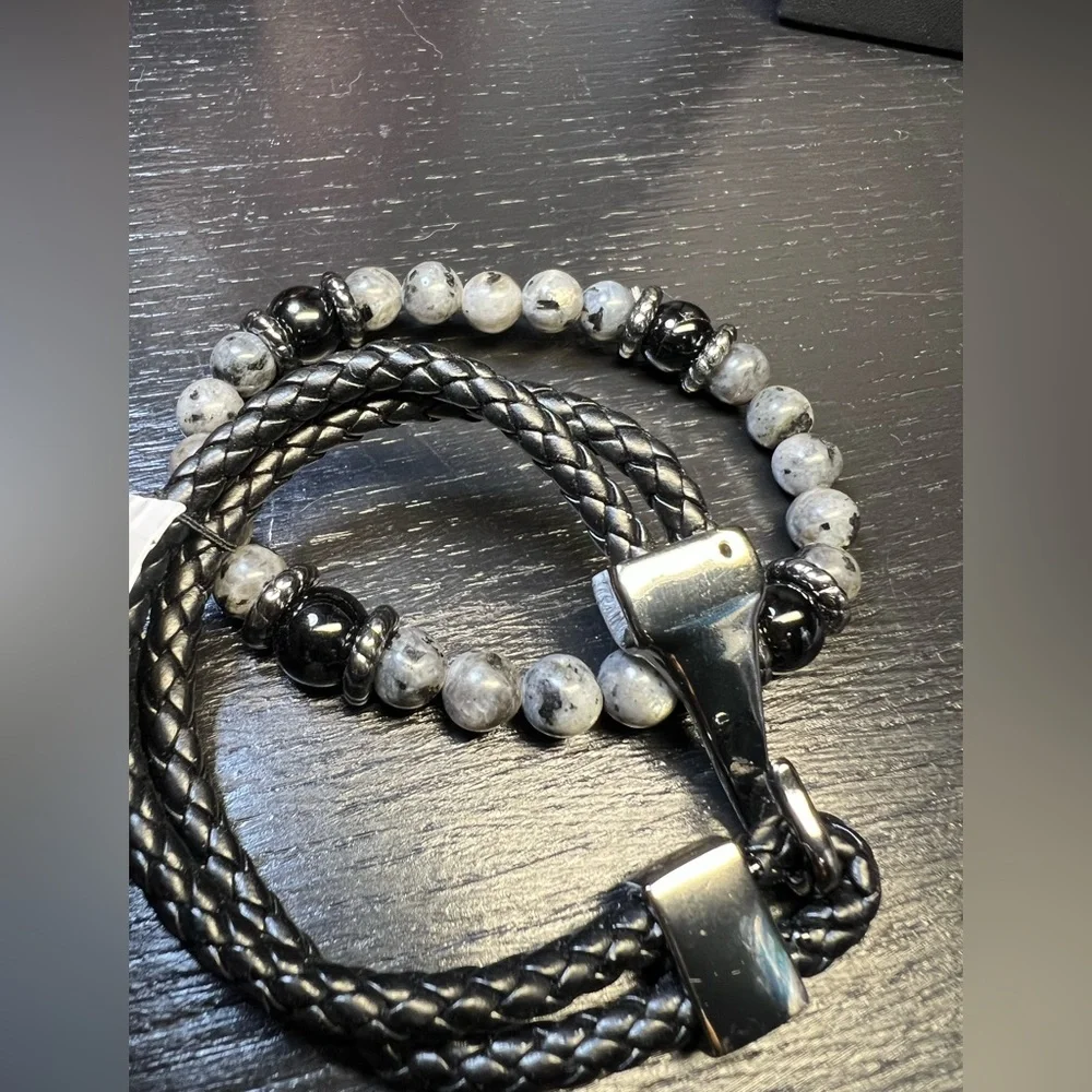 Guess Black and Gray 2 Piece Bracelet Set - Picture 7 of 7